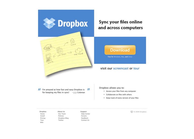 Dropbox: $15K Investment Turned Into $16.8B | Dropbox Initial Pitch Deck